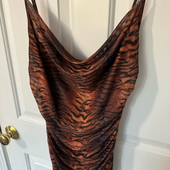 Princess Polly Cheetah Mesh Dress - Picture 4 of 4